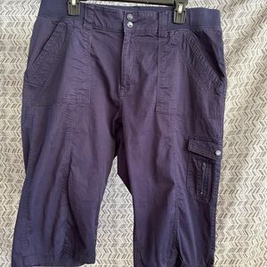 Lee Easy Fit Cotton Cargo Capri 18M Navy